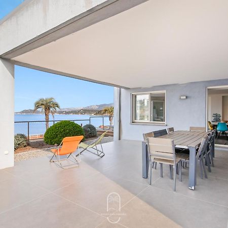 Villa Antoine Appartement Rdj Vue Mer Clim Wifi Parking Plage 50M La Garonne Le Pradet Eksteriør bilde