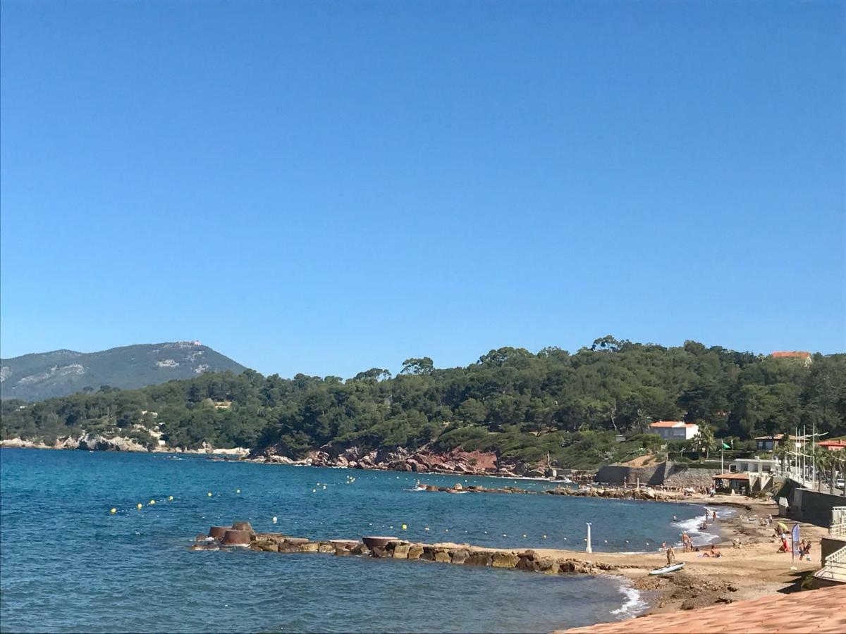 Villa Antoine Appartement Rdj Vue Mer Clim Wifi Parking Plage 50M La Garonne Le Pradet Eksteriør bilde